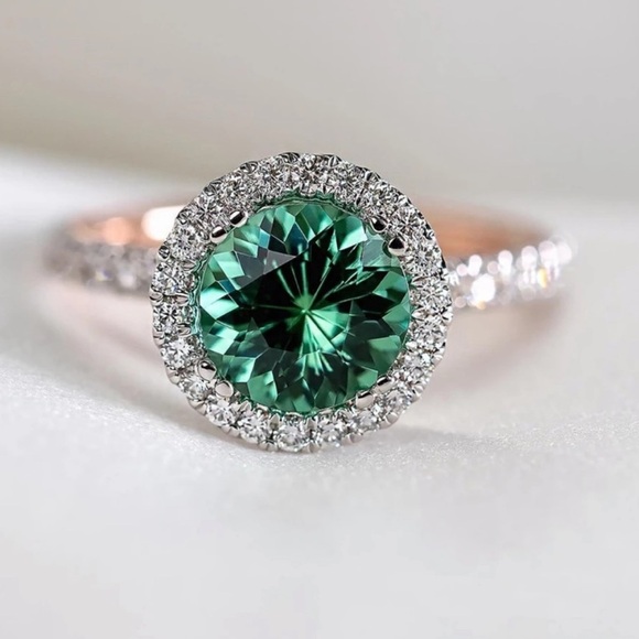 NEW💍925 Sterling Silver Diamond Engagement Ring - Picture 3 of 5